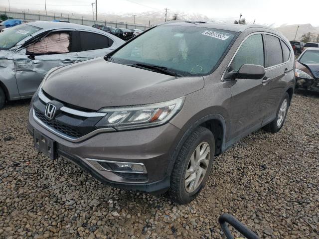 2HKRM4H77FH627715 - 2015 HONDA CR-V EXL TAN photo 2