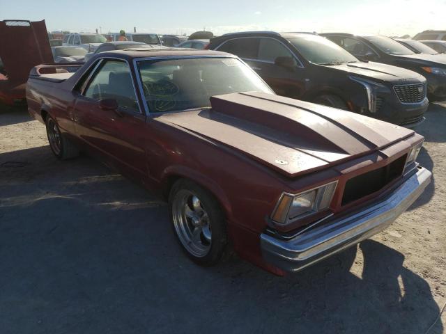 1W80L8K485761 - 1978 CHEVROLET EL CAMINO BURGUNDY photo 9