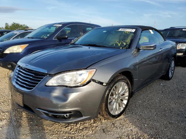 1C3BCBFG7CN146729 - 2012 CHRYSLER 200 LIMITE GRAY photo 2