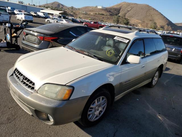 4S3BH686447640917 - 2004 SUBARU LEGACY OUT WHITE photo 2