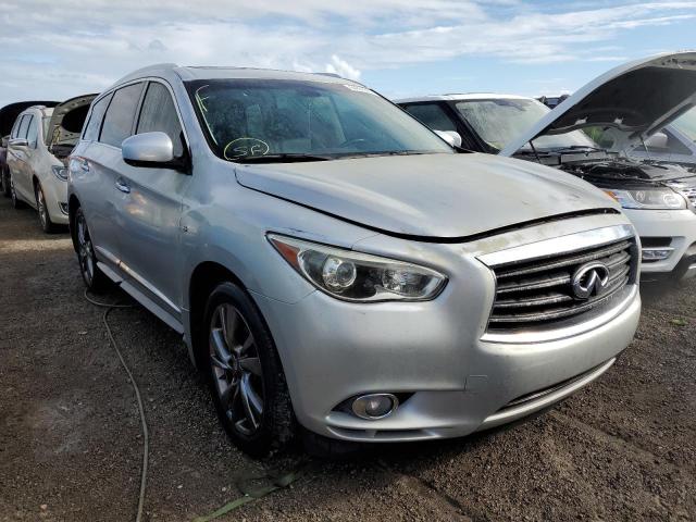 5N1AL0MN9DC304350 - 2013 INFINITI JX35 SILVER photo 1