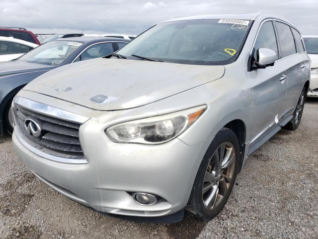 5N1AL0MN9DC304350 - 2013 INFINITI JX35 SILVER photo 2