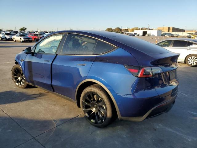 7SAYGDEEXNF480084 - 2022 TESLA MODEL Y أزرق صورة 2