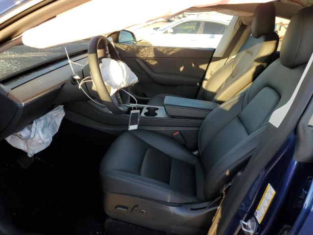 7SAYGDEEXNF480084 - 2022 TESLA MODEL Y أزرق صورة 7