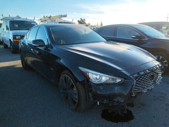 JN1EV7AP9JM362059 - 2018 INFINITI Q50 LUXE BLACK photo 1