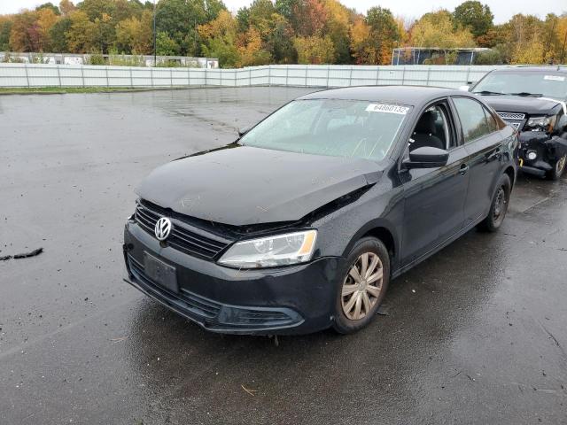 3VW1K7AJ3DM300047 - 2013 VOLKSWAGEN JETTA BASE BLACK photo 2