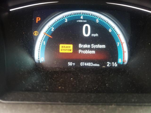 19XFC1F71GE033747 - 2016 HONDA CIVIC EXL Czarny zdjęcie 8