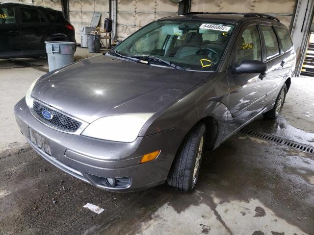 1FAHP36N77W185454 - 2007 FORD FOCUS ZXW GRAY photo 2