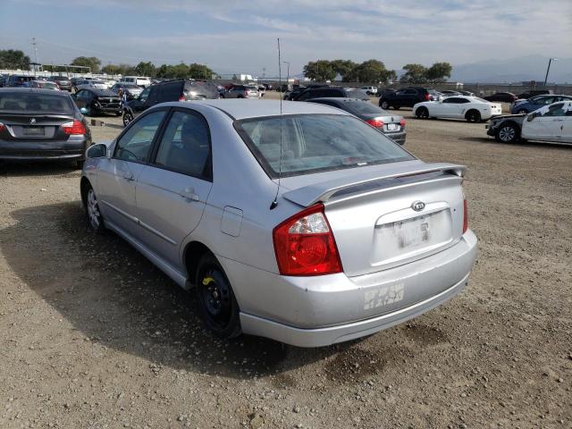 KNAFE122765253972 - 2006 KIA SPECTRA LX SILVER photo 3