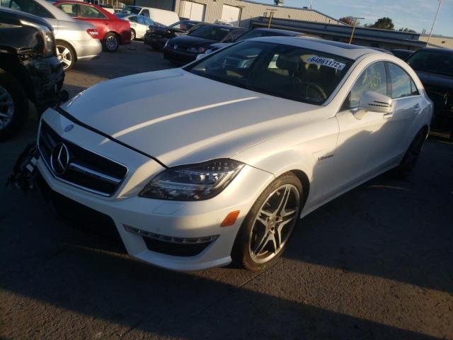 WDDLJ7EB6CA023462 - 2012 MERCEDES-BENZ CLS 63 AMG WHITE photo 2