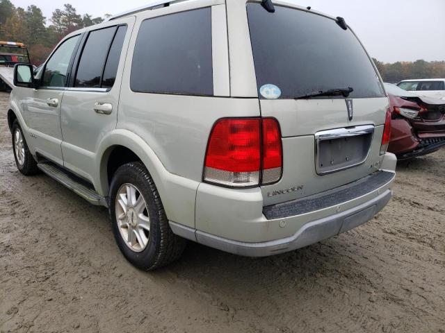 5LMEU88HX3ZJ20772 - 2003 LINCOLN AVIATOR 金色 照片 3