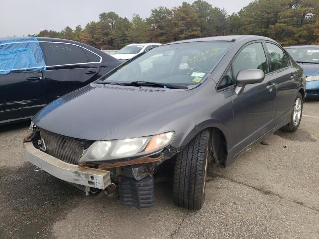 2HGFA16689H352620 - 2009 HONDA CIVIC LX-S Сұр фото 2