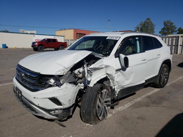 1V2HC2CA3MC228734 - 2021 VOLKSWAGEN ATLAS CROS Белый фото 2