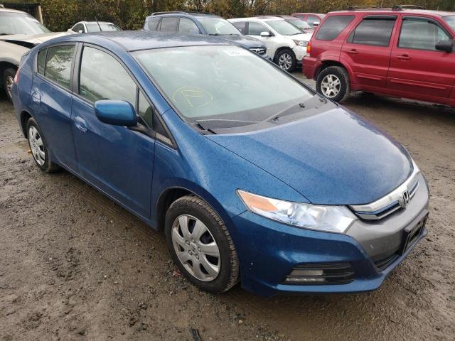 JHMZE2H37ES003197 - 2014 HONDA INSIGHT BLUE photo 1