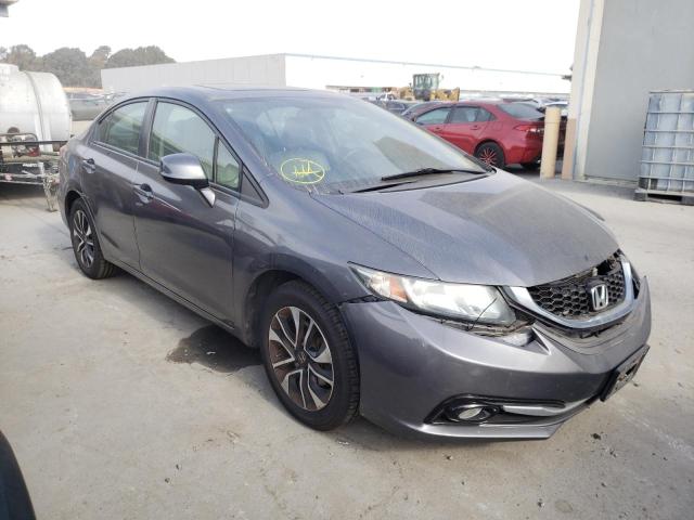 19XFB2F91DE207435 - 2013 HONDA CIVIC EXL 灰色 照片 1