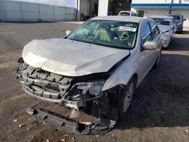 3FAHP0JA5AR333758 - 2010 FORD FUSION SEL SILVER photo 2