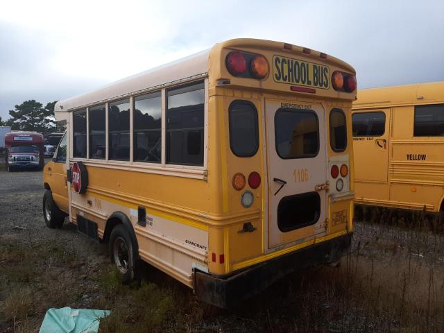 1FDDE35L39DA26682 - 2009 FORD ECONOLINE YELLOW photo 3