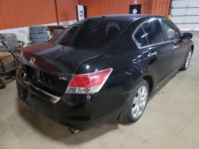 1HGCP368X9A801552 - 2009 HONDA ACCORD EXL BLACK photo 4