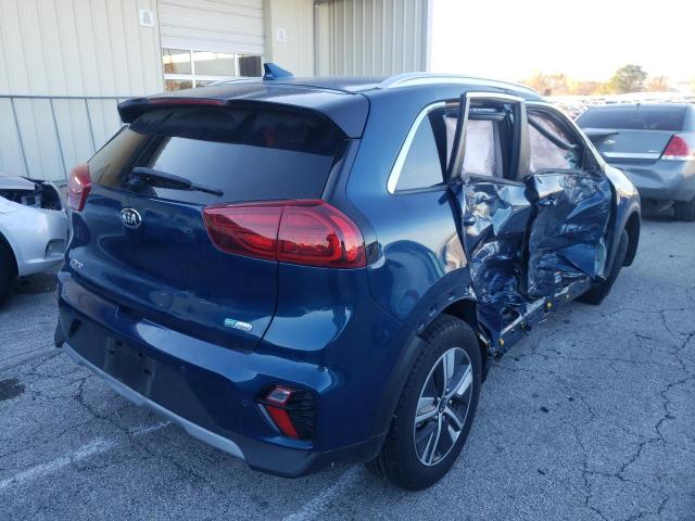 KNDCE3LC5L5369546 - 2020 KIA NIRO EX PR BLUE photo 4