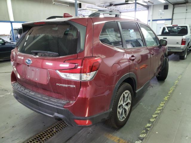 JF2SKAFC4MH534539 - 2021 SUBARU FORESTER P RED photo 4