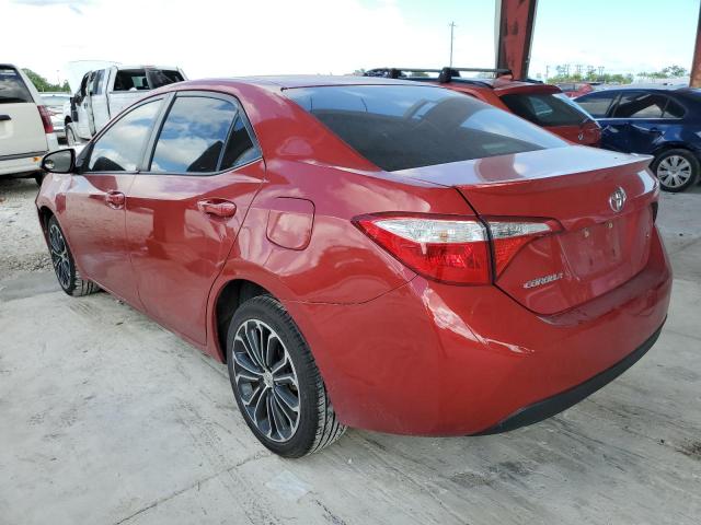 2T1BURHE6EC049850 - 2014 TOYOTA COROLLA L RED photo 3