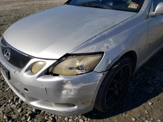 JTHCH96SX60015177 - 2006 LEXUS GS 300 GRAY photo 9