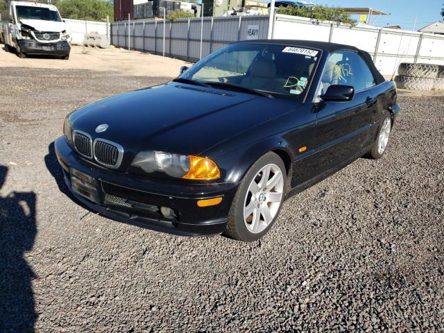 WBABR3340YEA83913 - 2000 BMW 323 CI BLACK photo 2