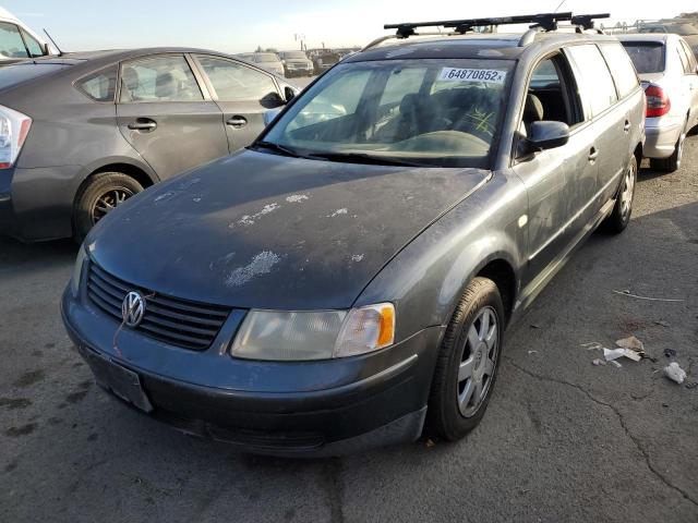 WVWND23B3YE205989 - 2000 VOLKSWAGEN PASSAT GLS BLUE photo 2