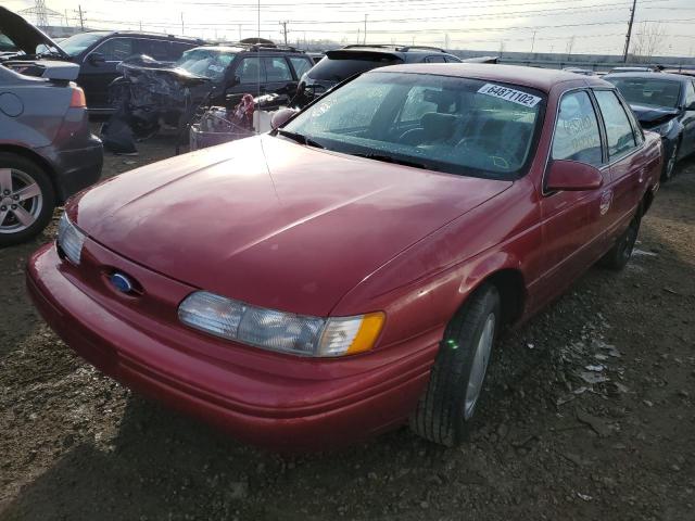 1FALP52U9SG306880 - 1995 FORD TAURUS GL RED photo 2