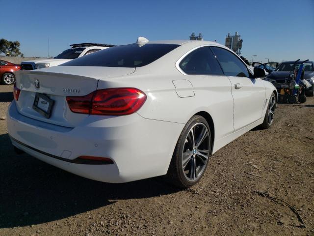 WBA4W3C50KAF91940 - 2019 BMW 430I WHITE photo 4