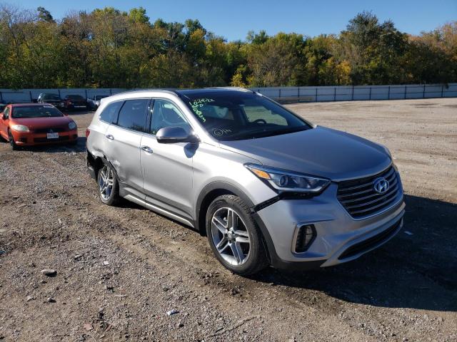 KM8SR4HF5KU305063 - 2019 HYUNDAI SANTA FE X GRAY photo 1