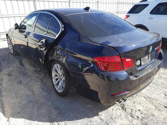 WBAXA5C54ED001813 - 2014 BMW 535 D BLUE photo 3