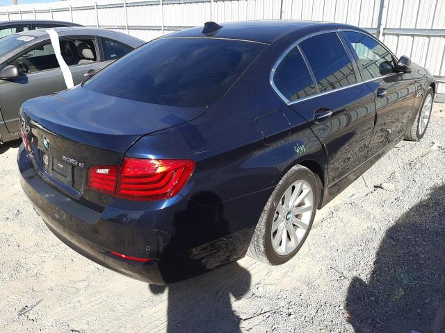 WBAXA5C54ED001813 - 2014 BMW 535 D BLUE photo 4