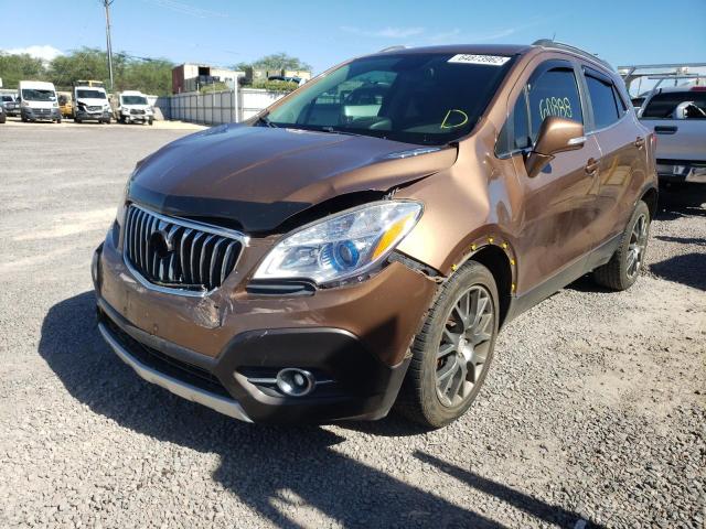 KL4CJ1SM7GB580114 - 2016 BUICK ENCORE SPO BROWN photo 2