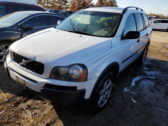 YV1CZ59H541129063 - 2004 VOLVO XC90 WHITE photo 2