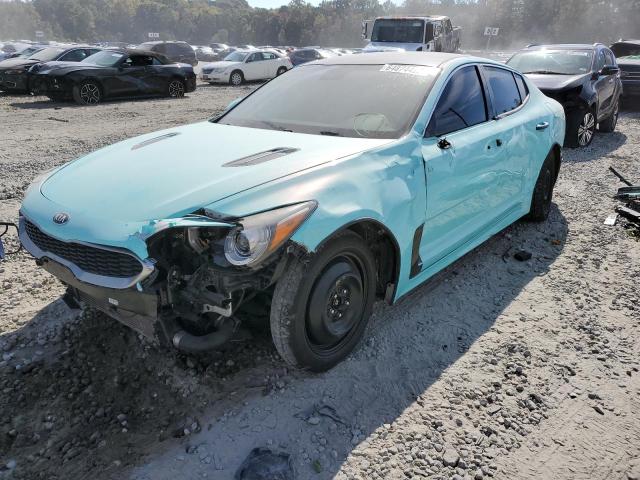 KNAE15LA2J6032402 - 2018 KIA STINGER TURQUOISE photo 2