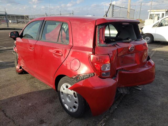 JTKKU4B49C1018122 - 2012 SCION XD RED photo 3