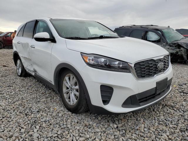 5XYPGDA31KG569821 - 2019 KIA SORENTO L WHITE photo 1