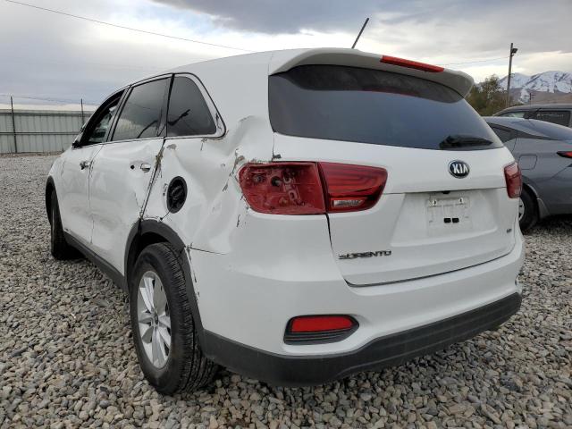 5XYPGDA31KG569821 - 2019 KIA SORENTO L WHITE photo 3