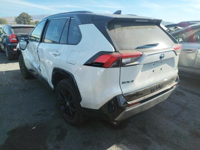 4T3E6RFVXNU079921 - 2022 TOYOTA RAV4 XSE WHITE photo 3