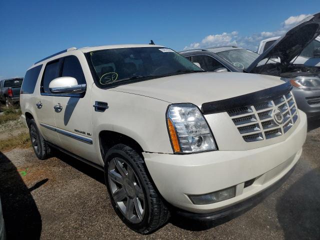 1GYS4JEF3BR347637 - 2011 CADILLAC ESCALADE E WHITE photo 1