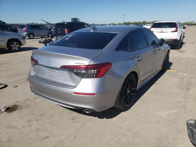 2HGFE2F52NH537631 - 2022 HONDA CIVIC SPOR 银色 照片 4