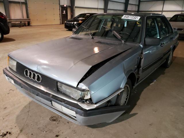 WAUFB0811FA165329 - 1985 AUDI 4000 S CUS BLUE photo 2