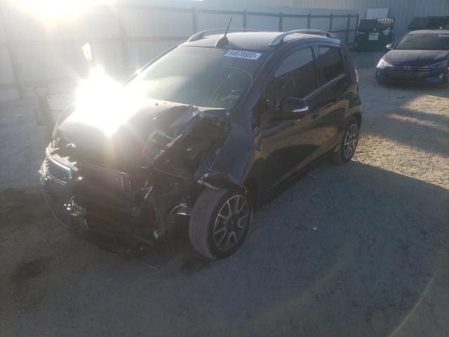 KL8CF6S91FC745107 - 2015 CHEVROLET SPARK 2LT BLACK photo 2