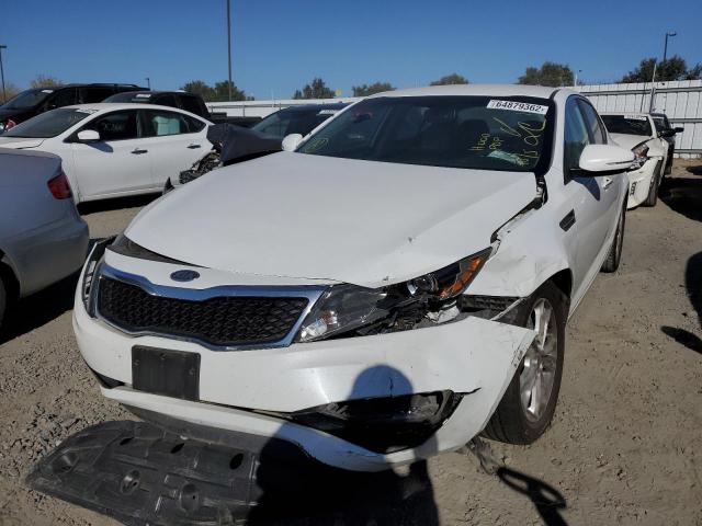 5XXGN4A75CG083060 - 2012 KIA OPTIMA EX WHITE photo 2