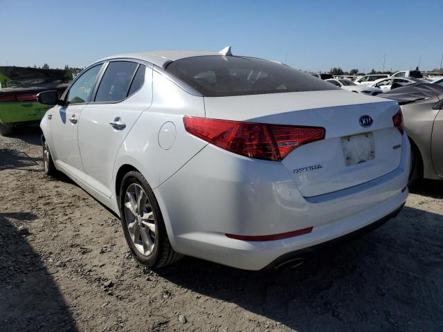 5XXGN4A75CG083060 - 2012 KIA OPTIMA EX WHITE photo 3