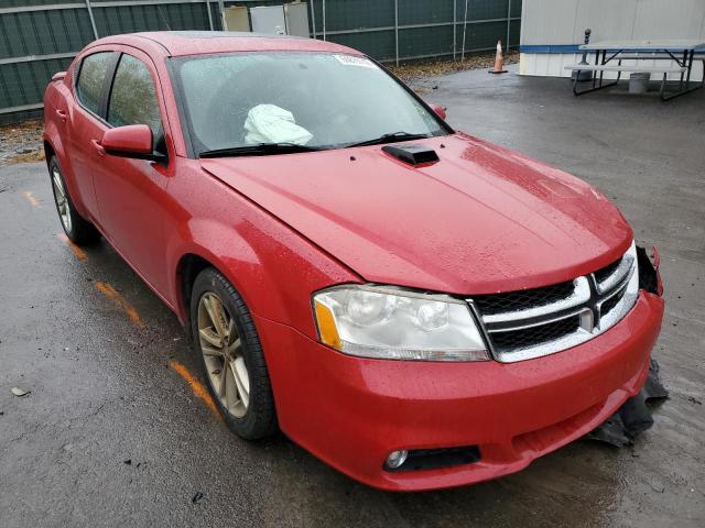 1B3BD1FG4BN513184 - 2011 DODGE AVENGER MA RED photo 1