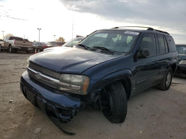 1GNDT13S722465563 - 2002 CHEVROLET TRAILBLAZR BLUE photo 2