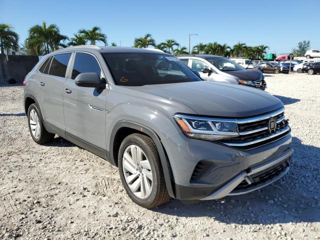 1V2WC2CA6MC211904 - 2021 VOLKSWAGEN ATLAS CROS Серый фото 1