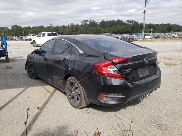 2HGFC2F83MH556056 - 2021 HONDA CIVIC SPOR BLACK photo 3